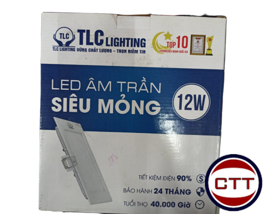 ĐÈN LED ÂM TRẦN TLC 12W TLC